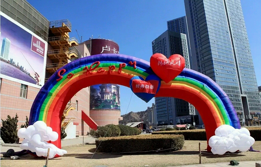 台州爱的彩虹喷绘气模